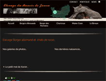 Tablet Screenshot of manoirdejunon.com